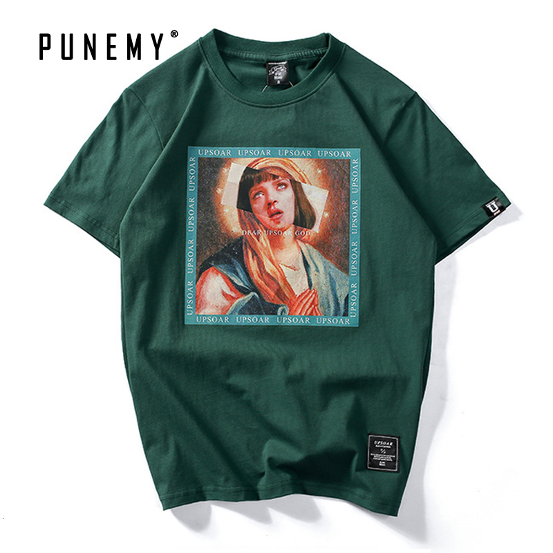 

2021 New Men t Shirts Funny Spoof Maria Oversize 100% Cotton Hip Hop Streetwear Summer Top Tees Tshirt Women Harajuku Man's T-shirt 2ehd, Black