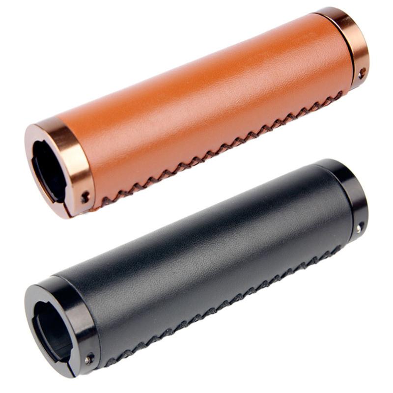 

Bike Handlebars &Components Cowhide Grip Retro Grips Bicycle Handle Cycling Steering Wheel Lock On Vintage Alloy Par
