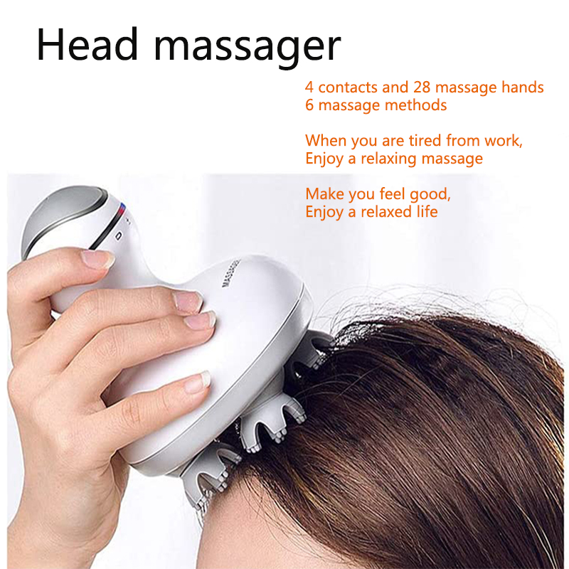 

Smart head massager electric scalp massager relieve pressure and promote blood circulation hair growth electric massager