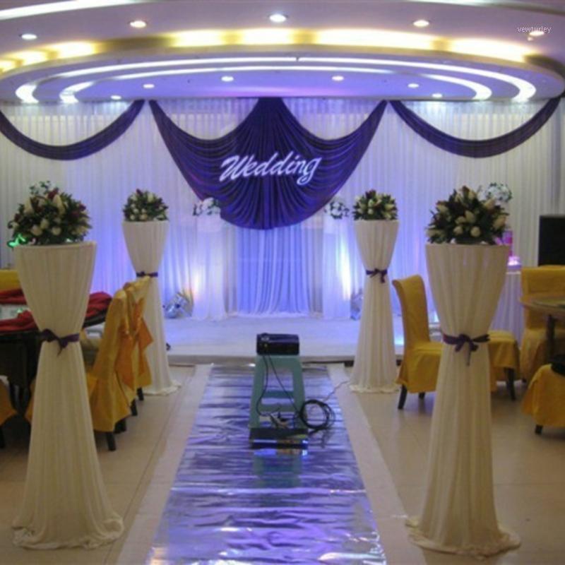 

Party Decoration Wedding 3mx6m Backdrop Sippiles Decorations Stage Background With Beatiful Swag Sweet 16