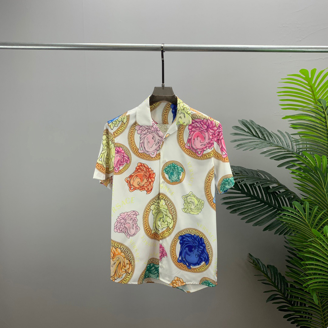 

2022ss New men shirt spring and summer new Hoodies high grade cotton printing short sleeve round neck panel T-Shirt Size: m-l-xl-xxl-xxxl Color: black white li133, Customize