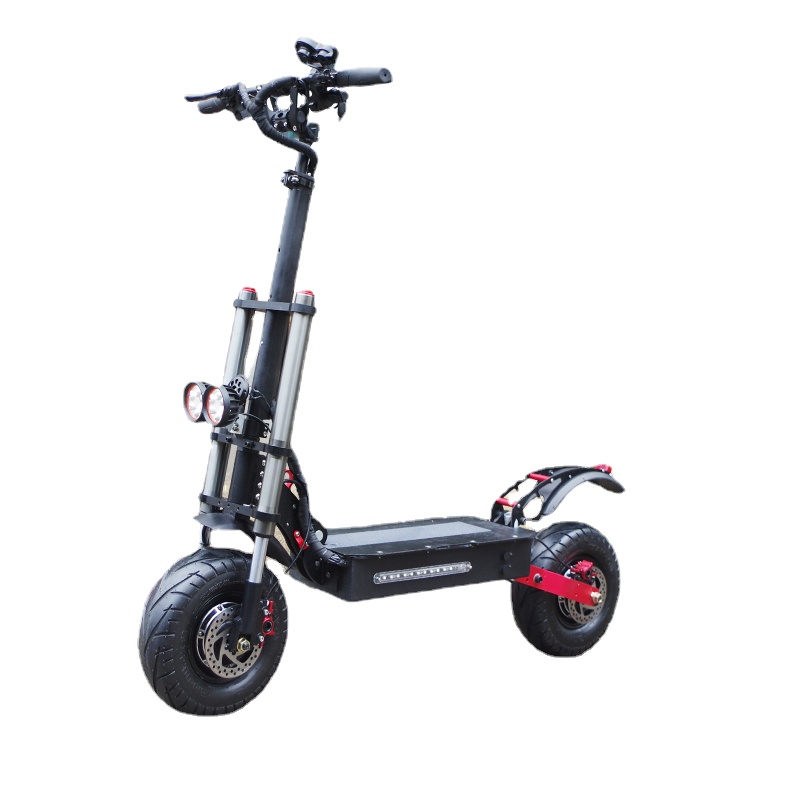 

6000W Electric Scooter 60V 90KM/H Max Speed Folding E Scooter with Seat 100KM Max Mileage 13" Big Wheel Electric Scooters Adults
