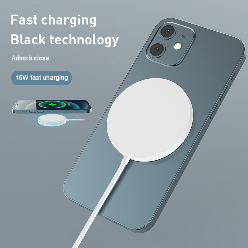 

Magnetic Wireless Fast Charger Smart Wireless Magnet Charging Dock 15W Quick Charger For IPhone 12 12Pro 12 ProMax 12mini