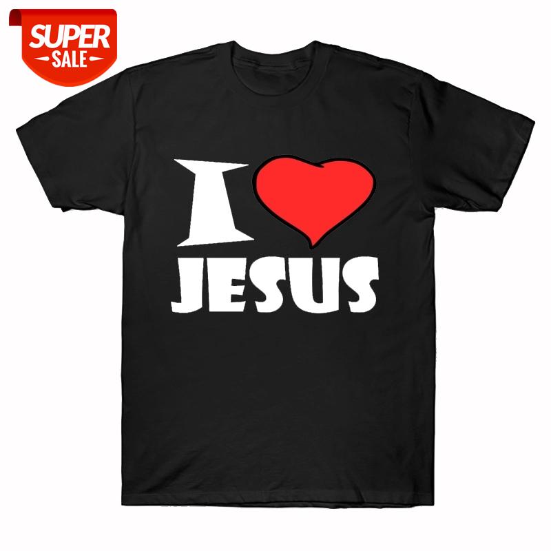 

I Love Jesus T Shirt Christian Faith Men Women Casual Cotton Tops Personalized Printing Streetwear Given for Jesus Lovers Tshirt #j483, White;black