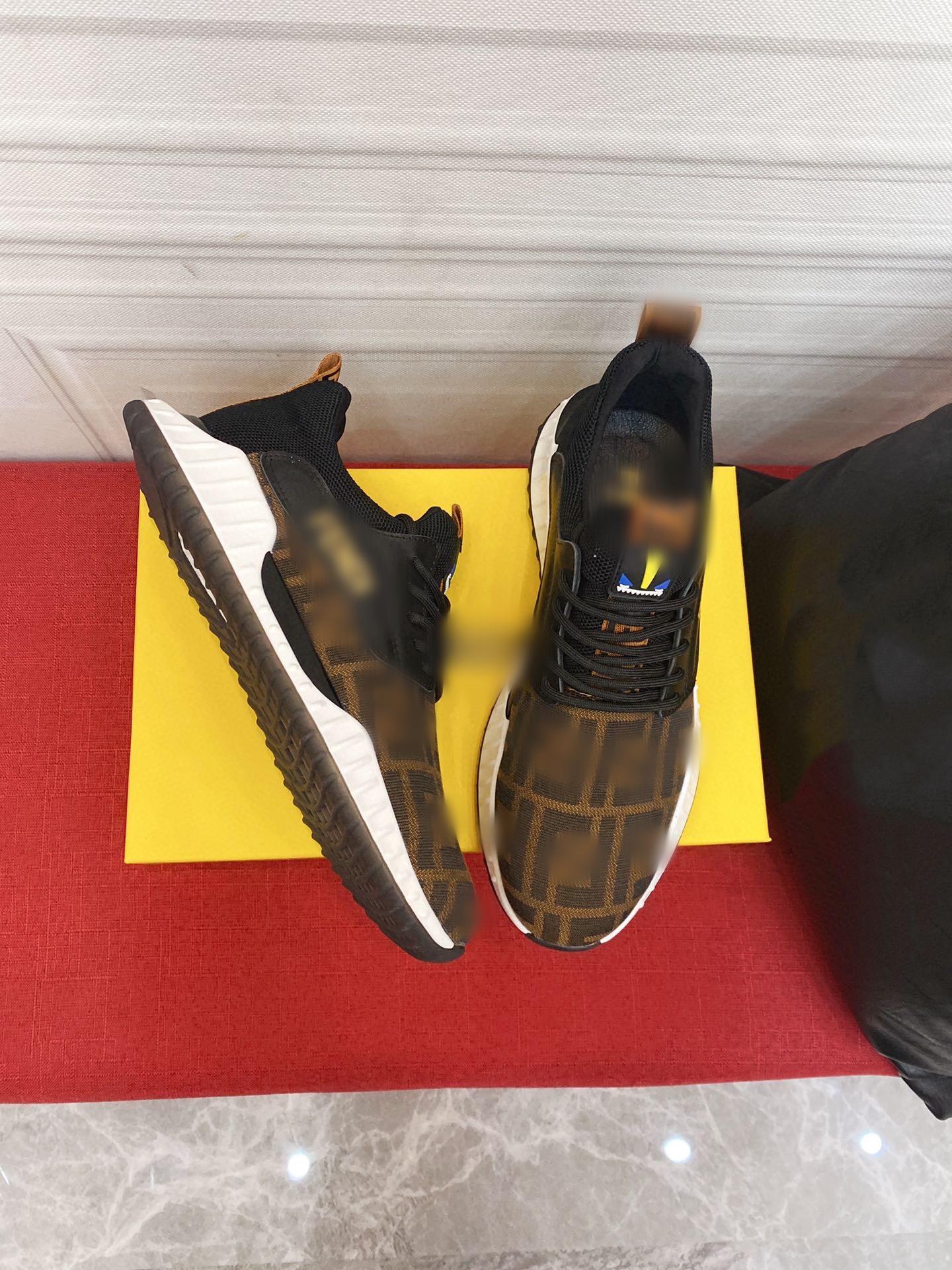 

Top Shoes 2021 Fashion Men Designer Shoes Brown Letter Printed Outdoor Luxury Men Sneakers Trainers Sports Shoe with Original Box Topshop999, White brown