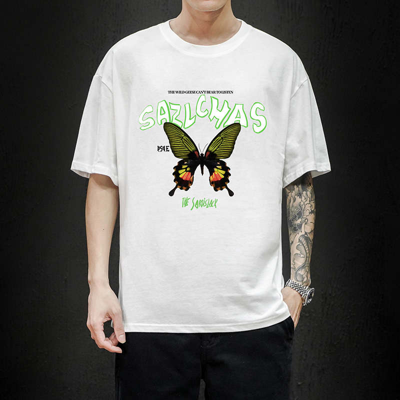 

2021 New Men Harajuku Black t Shirt Japanese Printed Waves Korean Style Tshirt Streetwear Hip Hop Tops Pscp, Jeanblue.