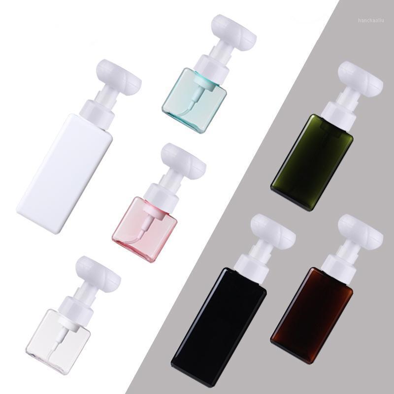 

Storage Bottles & Jars 250ML 450ML 650ML X 12 Empty Plastic Liquid Soap Dispenser Flower Shape Foam Foaming Pump Lotions Square Refillable