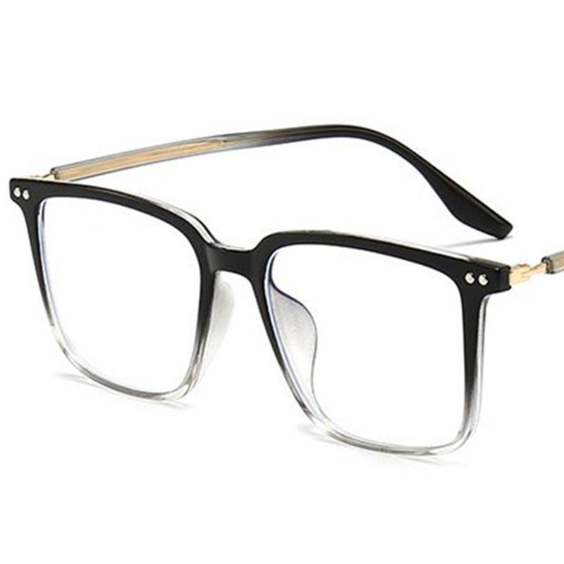 

Sunglasses Anti-Blue Glasses Fahsion Unisex Super Light Optical Eyeglasses Square Spectacles Oversize Frame Eyewear