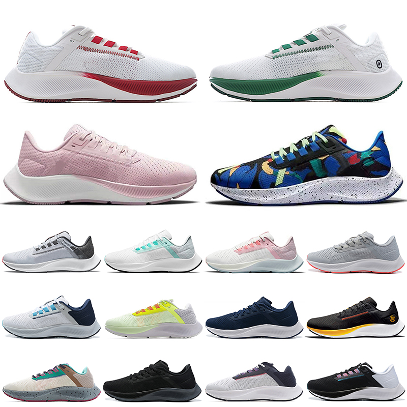 

2021 Top Quality Zoom Pegasus 37 38 Mens Women Running Shoes Graffiti Kelly Anna London Greedy Triple White Black Crimson Wolf Grey Barely R