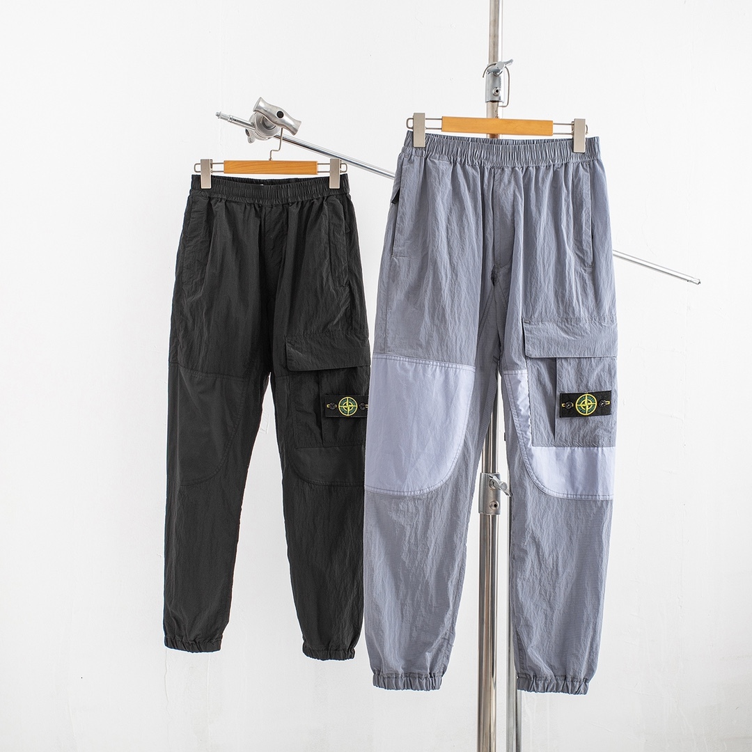 

Reflective wire stone fashion couple's Island slim Leggings overalls sportsmen's and women's casual pants, White;black