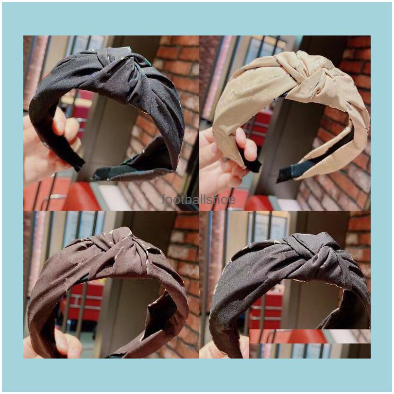 

Headbands Jewelry Headband For Women Brand Designer Luxury Letters Old Flowers Wide Edge Cross Knotted Hairbrand Fashion Hair Hoop Twist Tur