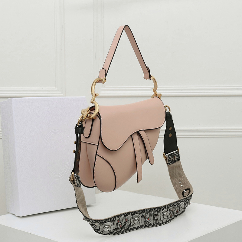

High quality Hobo underarm Shoulder Bags Fashion Genuine Leather Saddle bag tote Luxury Designer middle Moon shaped Women's Crossbody Handbag