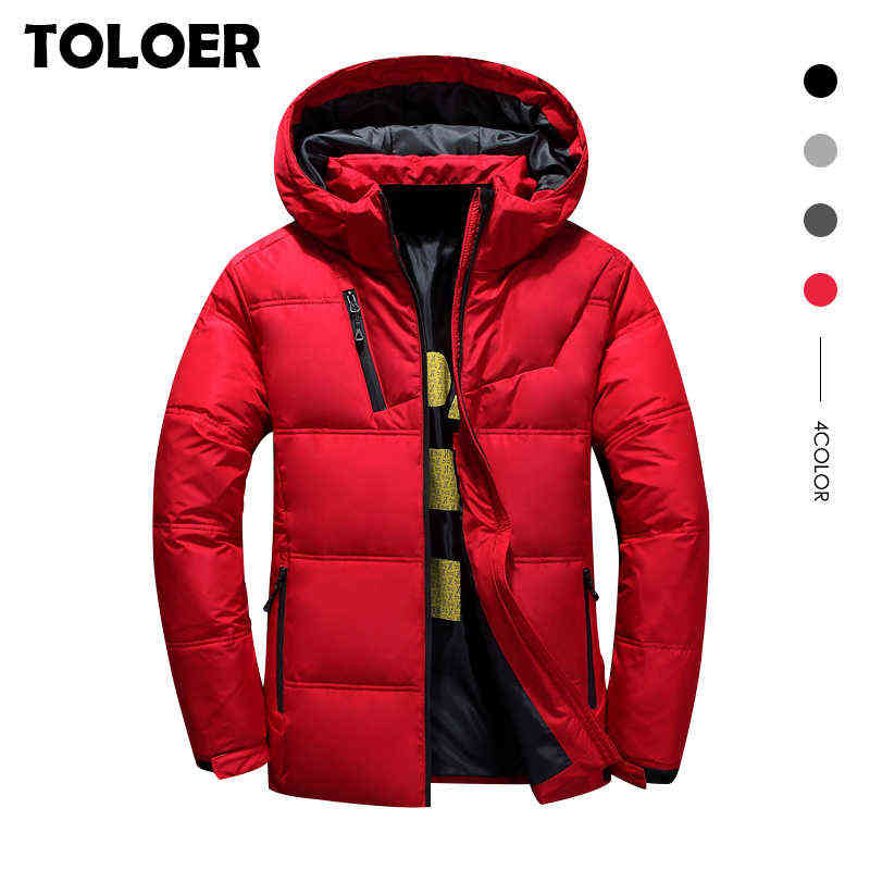 

Winter Jacket Mens Quality Thermal Thick Coats Snow Red Black Parka Male Warm Outwear Fashion High Quality Outerwear Jackets Men Y1103, Cc028d-gray