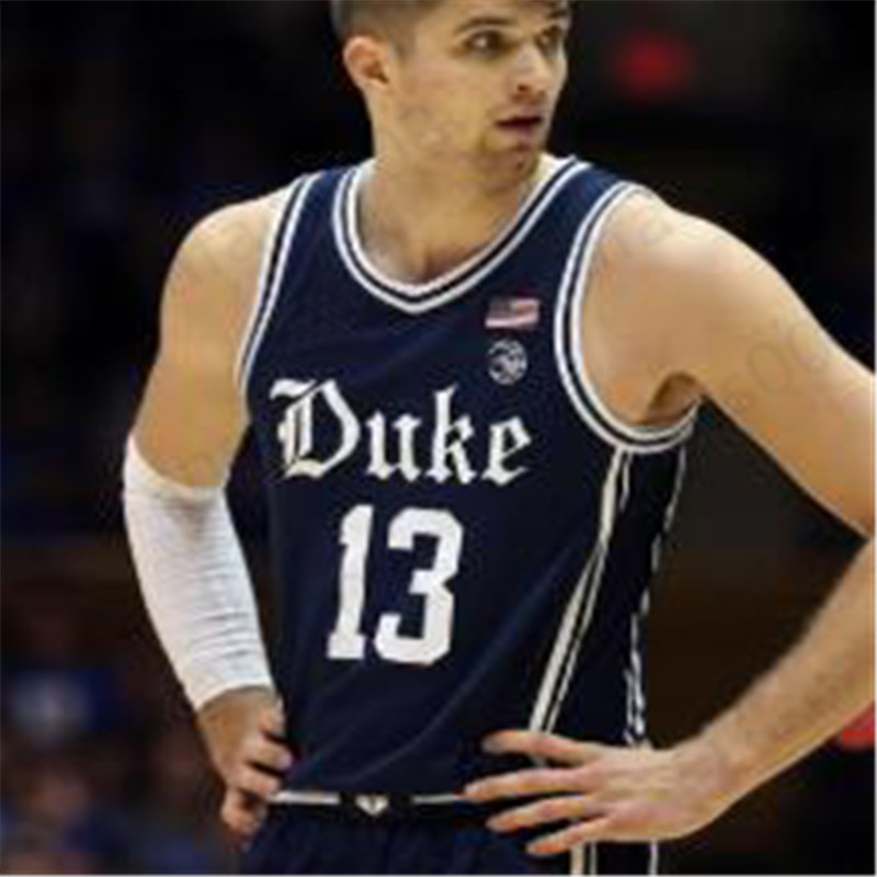 

2020 New Duke Basketball stitched Jersey College Tre Jones Vernon Carey Jr Laettner Redick Hurt Barrett Grant Hill JJ Redick, Black;red