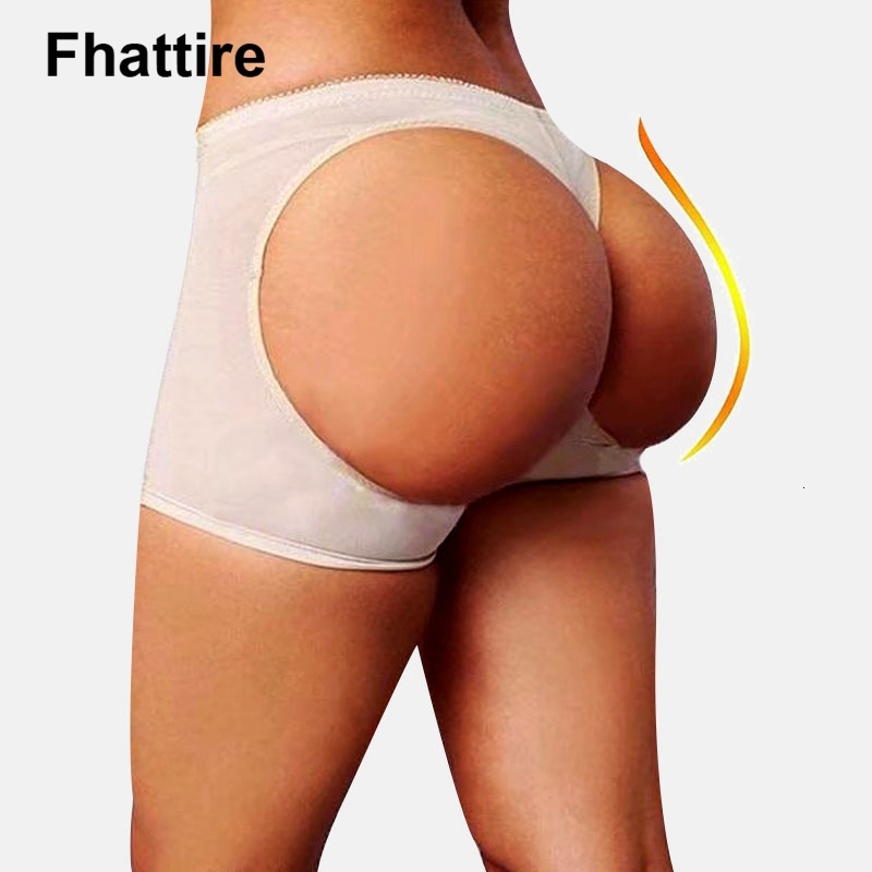 

Womens Waist Trainer Butt Lifter Panties Tummy Control Seamless Enhancer Body Shaper Briefs Underwear Booty Body Shaper Short 210305