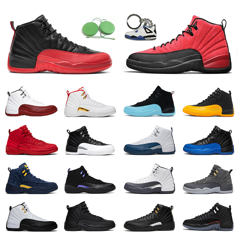 

2022 Jumpman 12 12s basketball shoes French Blue Twist Dark Flu Game The Master Utility Grind mens trainer sport sneakers, Royalty