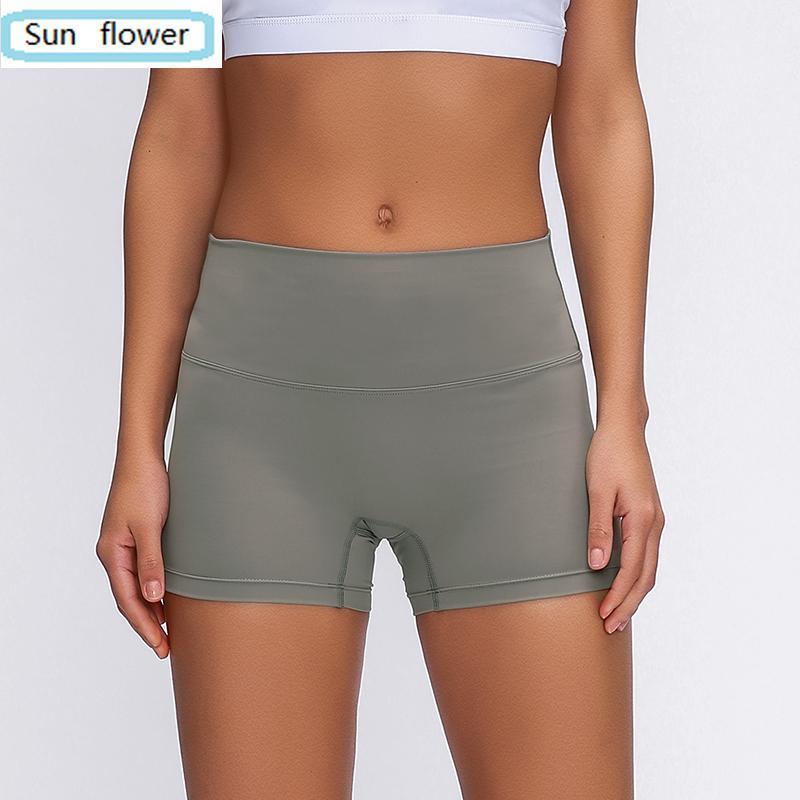 

Flower NO Camel Toe Naked-feel Elastic Fitness Gym Workout Shorts Women Y-type Hip Lift High Waist Training Yoga Sport Outfit, Black