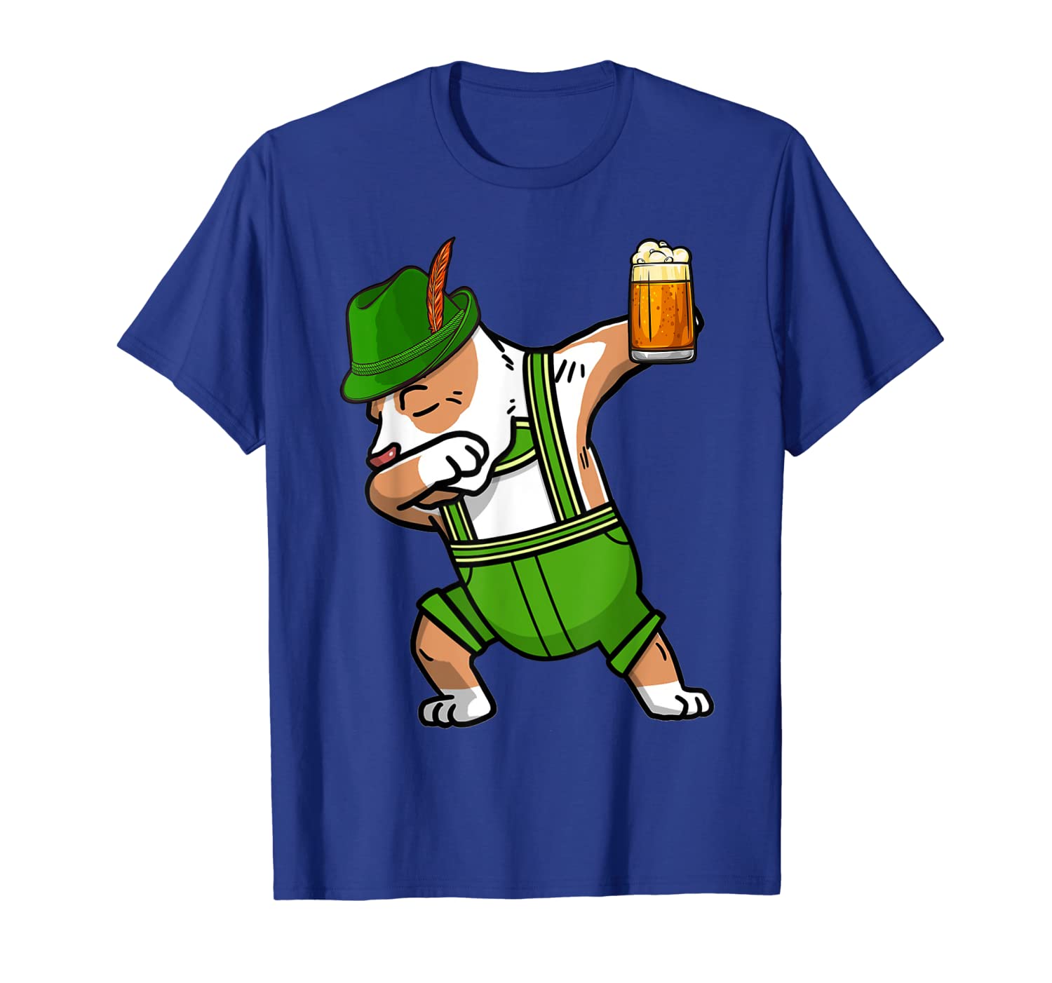 

dabbing pitbull lederhosen tshirt oktoberfest day 2019 gifts, White;black