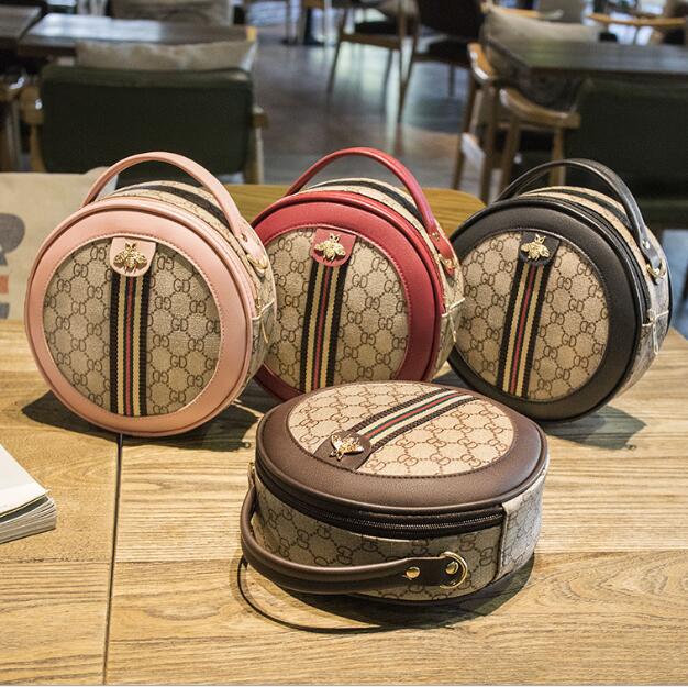 

fashion hand slant cross round womens shoulder bag 20cm