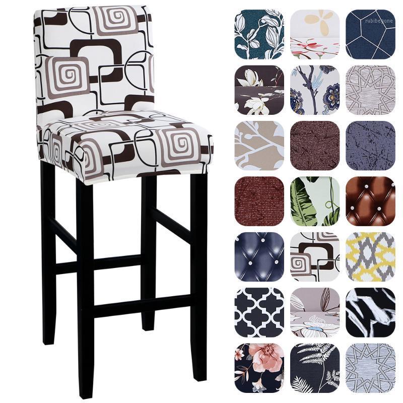 

Solid Color Stretch Bar Chair Cover Seat Slipcover El Banquet Dining Housse De Chaise Armchair Elastic Home Decor Case Covers