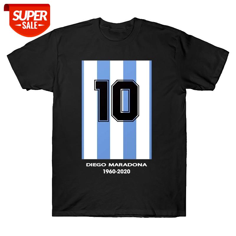 

Commemorate Diego Armando Maradona T Shirt Argentina Del Mondo Calcium Football Cool Casual Pride Tops Tees Men Women Unisex #Zj1H, White;black