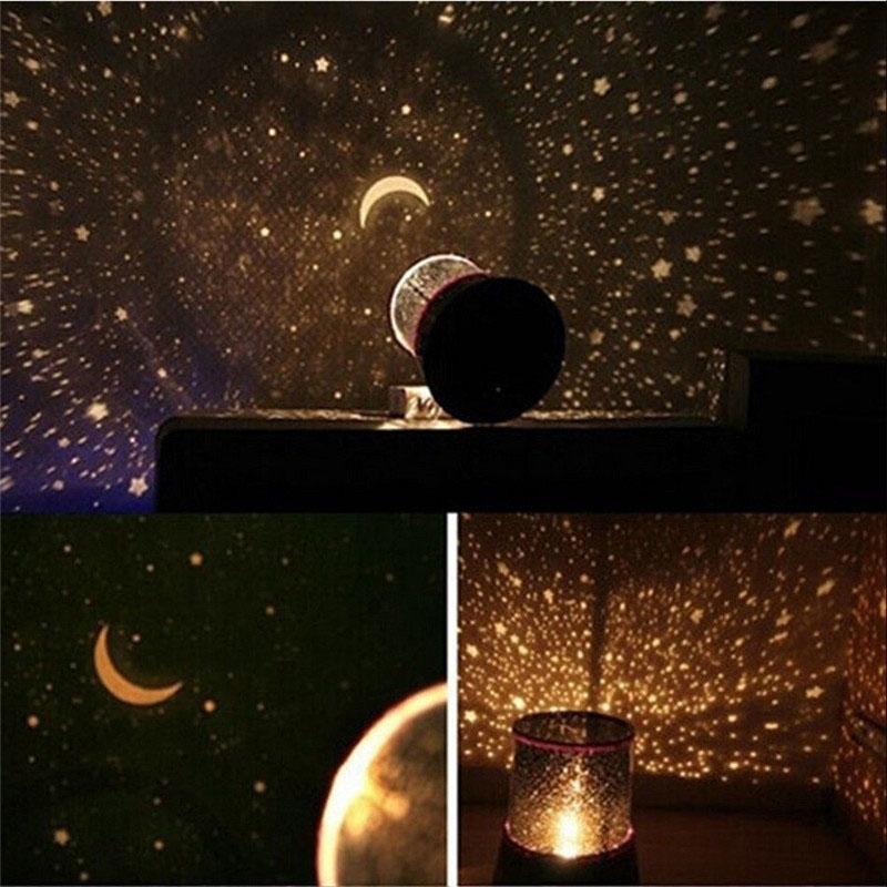 

Night Lights Colorful LED USB Projection Lamp Light Projector Starry Sky Star Moon Master Children Kids Baby Sleep Romantic