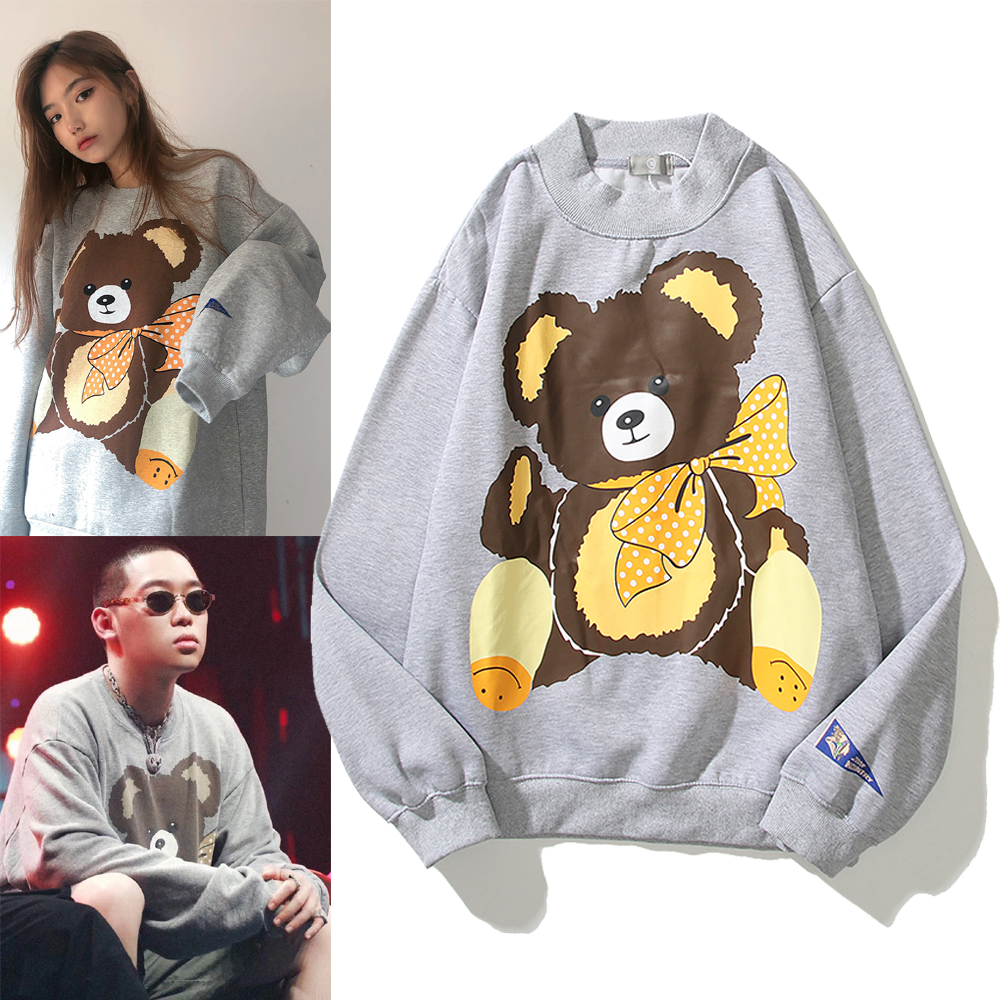 

Women men autumn designer KAPITAL hoodies pullover sweatshirts womens mens long sleeve oversized bear gray loose hoodie, I need other product