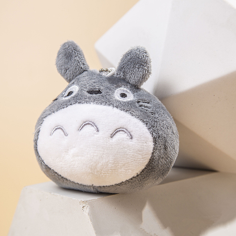 

10cm Plush Toy My Neighbor Totoro Stuffed Soft Pendant Dolls With Keychain Keyring Great Gift