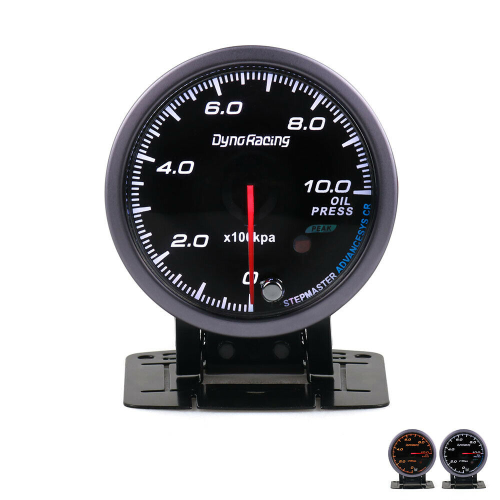 

2.5'' 60mm Universal Black Face Oil Pressure Gauges 0-10 Bar Sensor