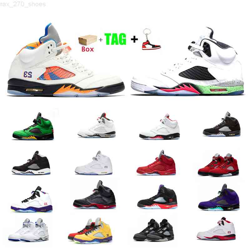 

Metallic Silver Top 3 Basketball shoes 5 OG 5s jumpmen what the Men anthracite Alternate Bel 4 4s white sail bred oreo mens women sneakers Red suede 40-47, 5 fire red 40-47