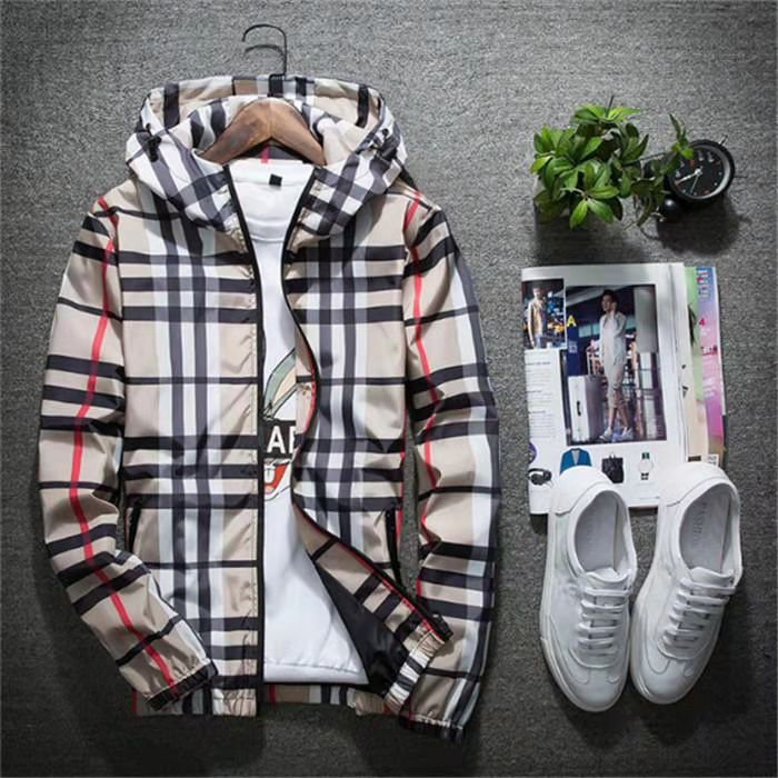 

mens jacket women fashion girl Coat Production a Hooded Jackets With Letters Windbreaker Zipper Hoodies For Men Sportwear Tops Clothing M-3XL#66, Black;brown