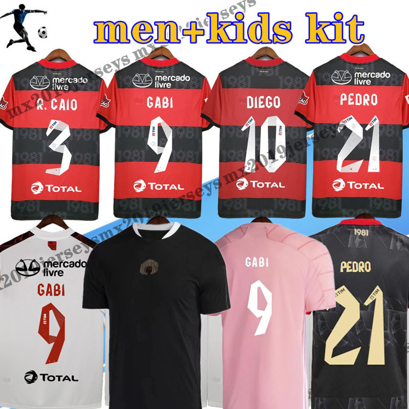 

S-3XL 2021 2022 HOME FLAMENGO soccer jerseys AWAY 3RD Flamenco camisetas de fÃºtbol Gabriel B. DIEGO 21 22 Pedro Gerson men kids women footba, Black;yellow