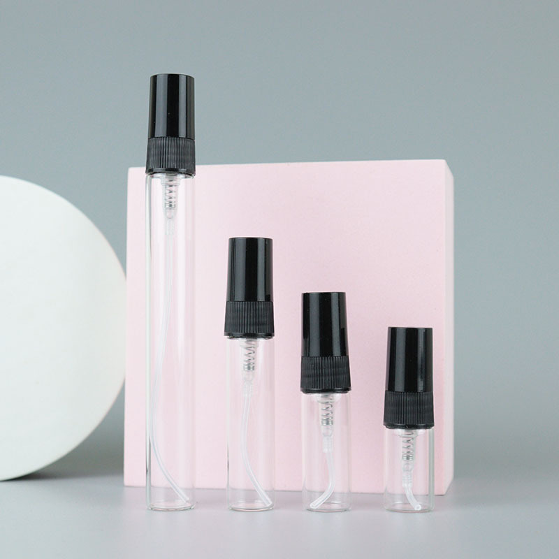 

3ML 5ML 10ML Clear Glass Spray Bottle Refillable Perfume Bottles Sample Vial Cosmetic Gift Container