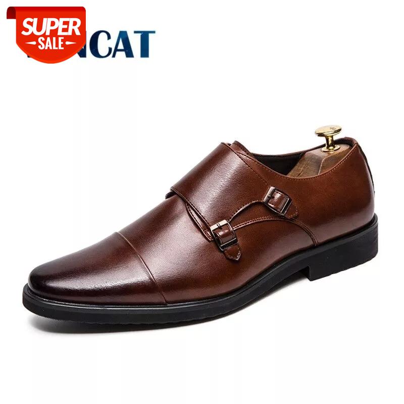 

2019 Fashion Formal Men Shoes High Quality Breathable Leather Men Business Shoe Dress Shoes Loafers Oxford Big Size 38-48 #nR6b