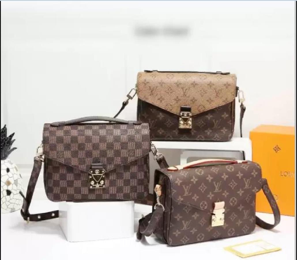 

GGLVLouisVitton YSLVUTTON Handbag Messenger Bag Designers Crossbody Leather METIS Elegant Shoulder Designer bags, Red embossed