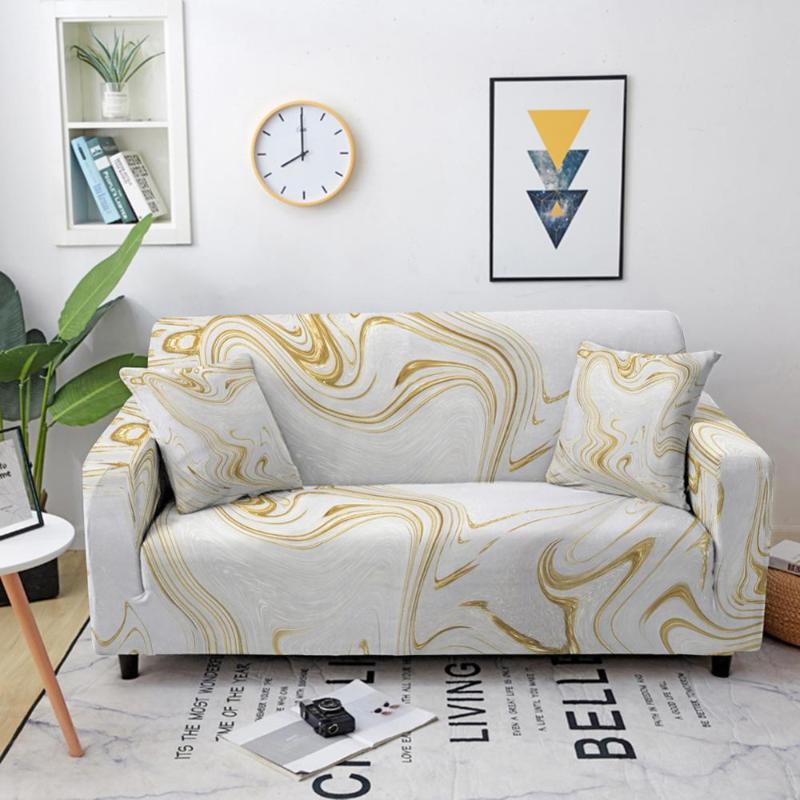 

Chair Covers Home Fashion Wave Striped Print Pattern Sofa Cover For Room Living Furniture Armchair L Shape Sectional 1/2/3/4 Seater