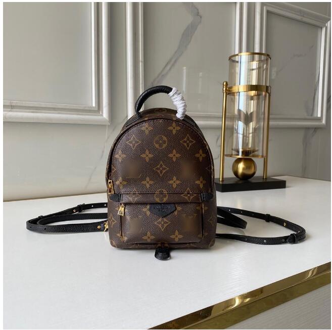 

Fashion PALM SPRINGS Mini Backpack Women Leather Handbags Luxury Messenger Bags Women Travel Shoulder Bags GGLVLouisVittonYSLVUTTON M44873
