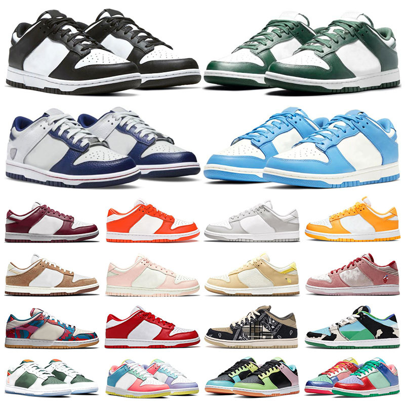 

running shoes men women sneakers White Black UNC Coast Varsity Green Syracuse Medium Curry Laser Orange mens casual Jogging Walking size 36-45