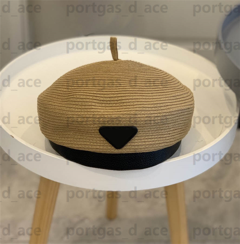 

Vintage Letters Straw Hats Womens Elegant Berets Summer Autumn Fashion Street Beach Holiday Style Hat 2 Colors