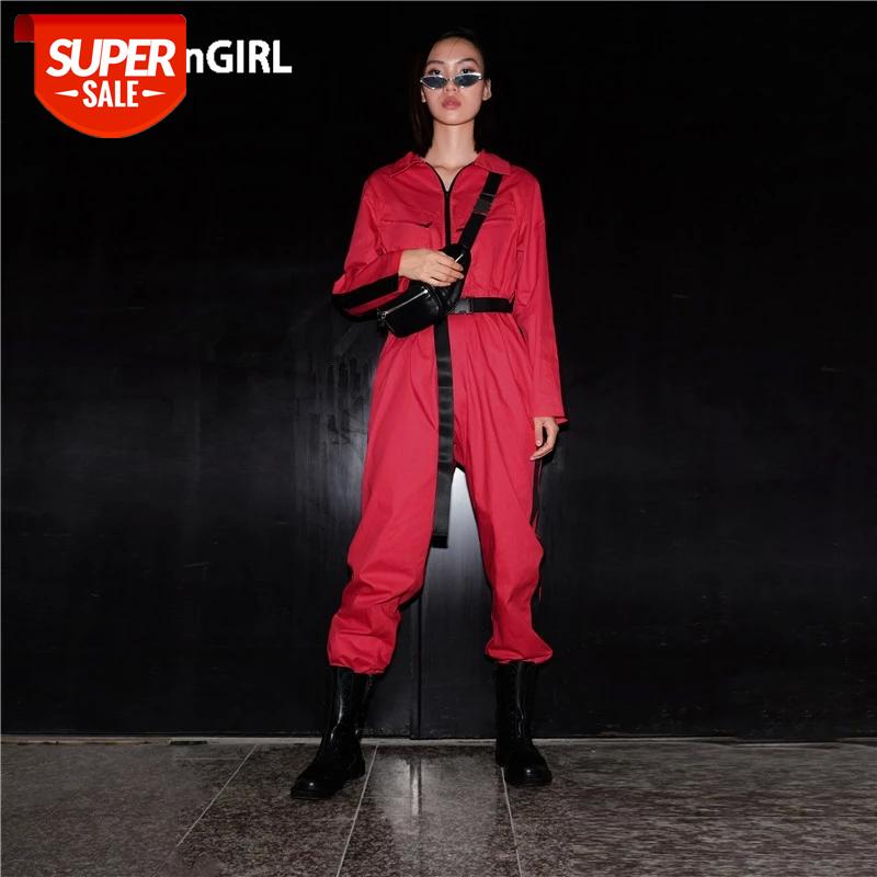 

HEYounGIRL Streetwear Casual Women Cargo Pants Patchwork High Waist Long Trousers 2018 Autumn Solid Loose Bib Capri Harem Pants #9d0W, Black;white