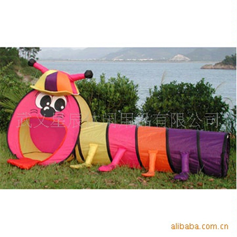 

Cartoon environmental protection lovely centipede crawling tube children's indoor and outdoor game tent