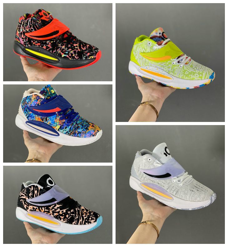 

KD Kds Kevin Durant 14 Mens Basketball Shoes Money Sniper Aunt Pearl Chill Eybl Home Easy Rasta Game Royal Trainers Sneakers Size 40 41