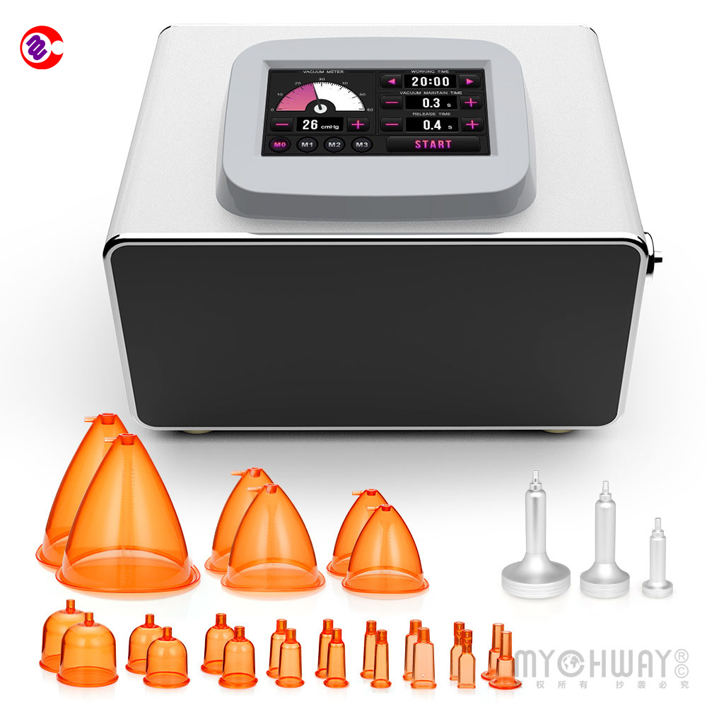 

Mychway Large Cups Buttock Lifting Breast Enlarge Vacuum Cupping Machine Factory Price High Quality Body Massage Beauty Machine MS-2174