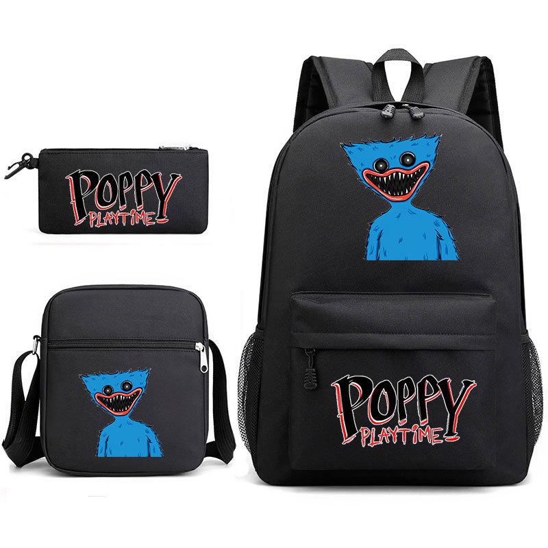 

Backpack Game Poppy Playtime Schoolbag Shoulder Bag Pencil Case Gift For Kids Students