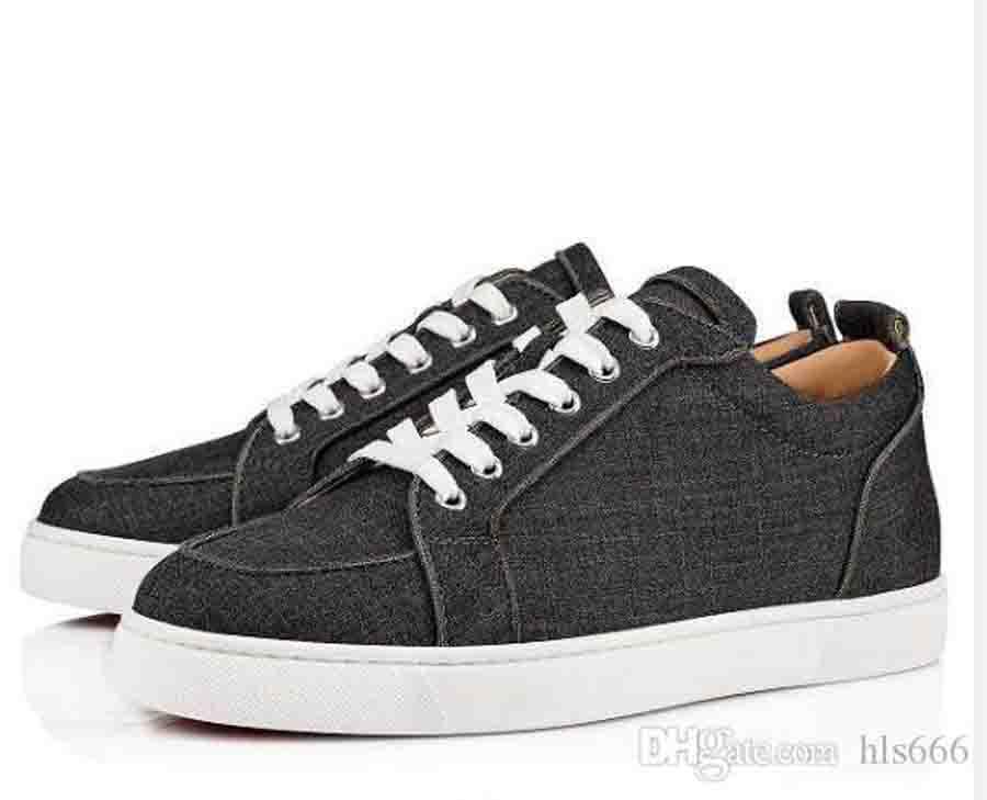 

LOUBOUTIN CHRISTIAN Best Quality Red Bottom Men Oralto Sneakers Low Shoes Rantulow Junior Flat Men Geunine Leather White Black Outdoor T Nyi