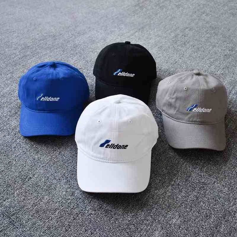 

Korean version dongdamen tide we11 curved brim soft top baseball Quan Zhilong Yang Mi same letter embroidered cap, Red