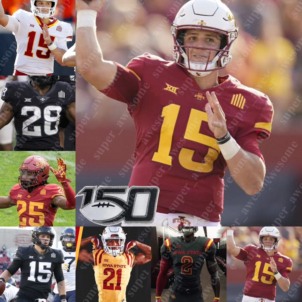 

Iowa State Cyclones Football Jersey Brock Purdy Breece Hall Xavier Hutchinson Charlie Kolar Sean Shaw Jr Mike Rose Will McDonald Iv O'Rien Vance Joe Scates Brock, White