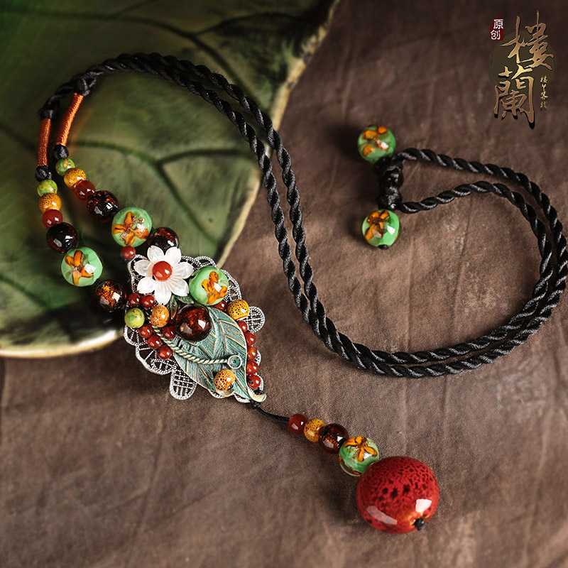 Xianlan385 Sweater Chain Pendant Long Joker National Wind Female Pendant Accessories Necklace Fashion Is Hanged Adorn Adornment Al-image-706265741