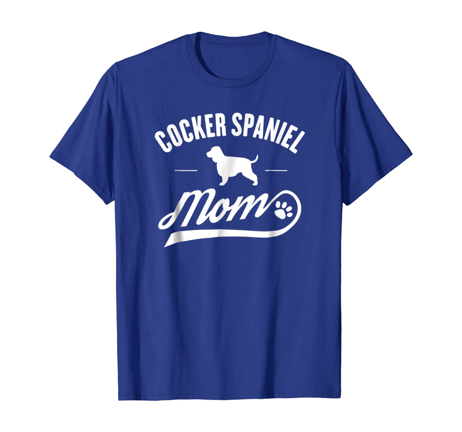 

Cocker Spaniel Mom T-Shirt - Dog Owner Lover T-Shirt, White;black