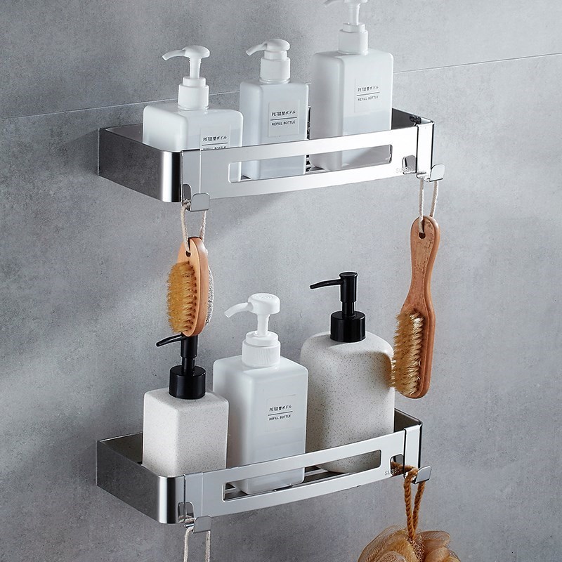 

2021 New Qrganizer Caddy Bathroom 304 Stainelss Steel Corner Shelf Shower Storage Wall Shampoo Holder Re1n
